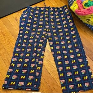Winners Circle Jeff Gordon Cropped Pajama Pants Size L - XL GUC